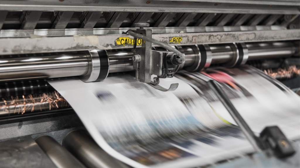 Newspaper printer