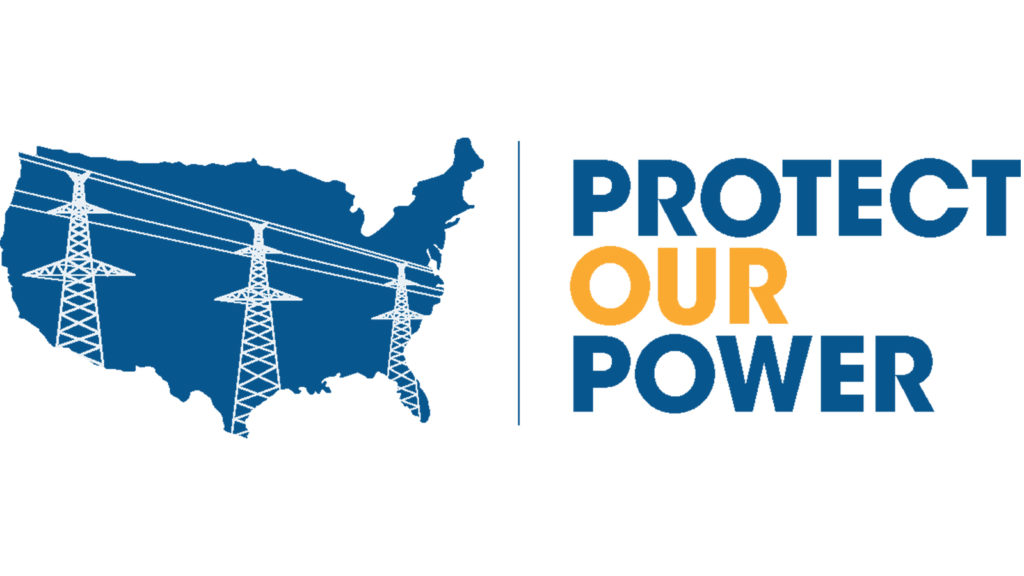 Protect our power logo