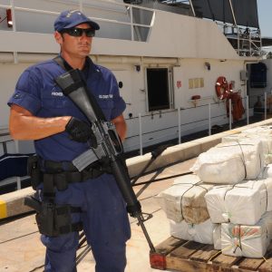 Coast Guard Officer with Contraband