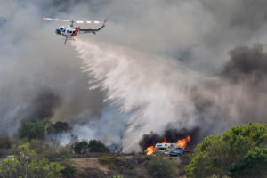 The Blue Cut Fire scorched more than 18,000 acres in less than two days - San Bernardino County Sheriff's Department