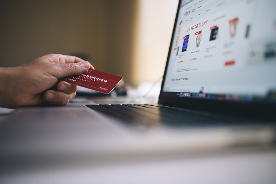 Online shopping with credit card (Pixabay)